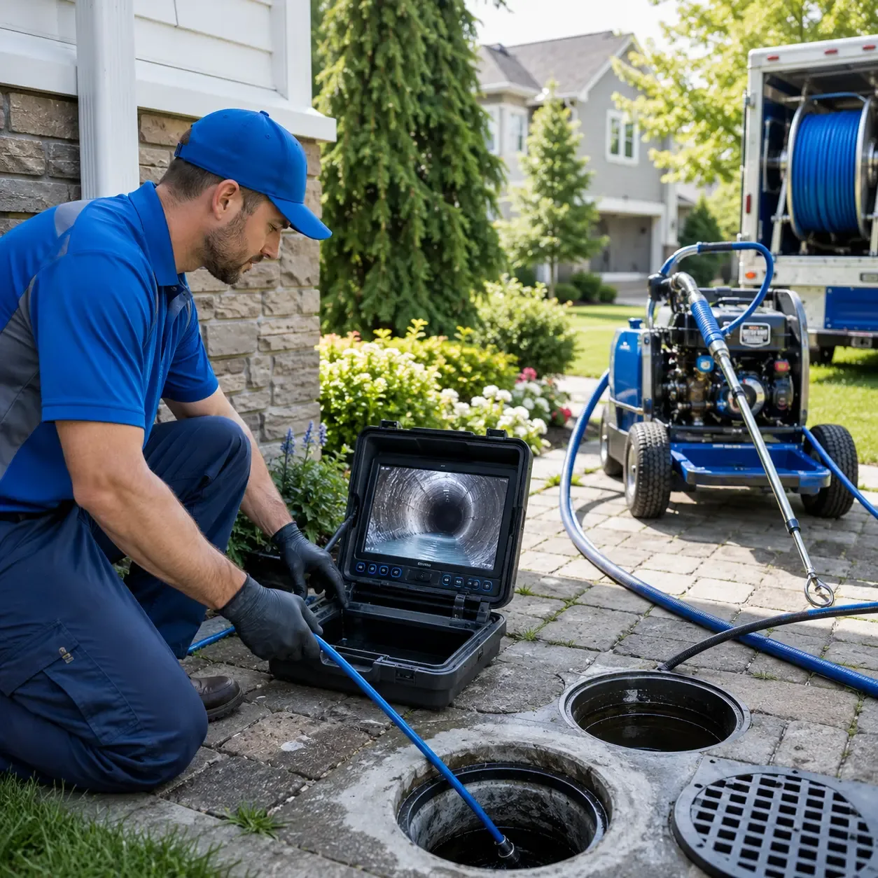 Outdoor drain cleaning professionals serving Erving, MA